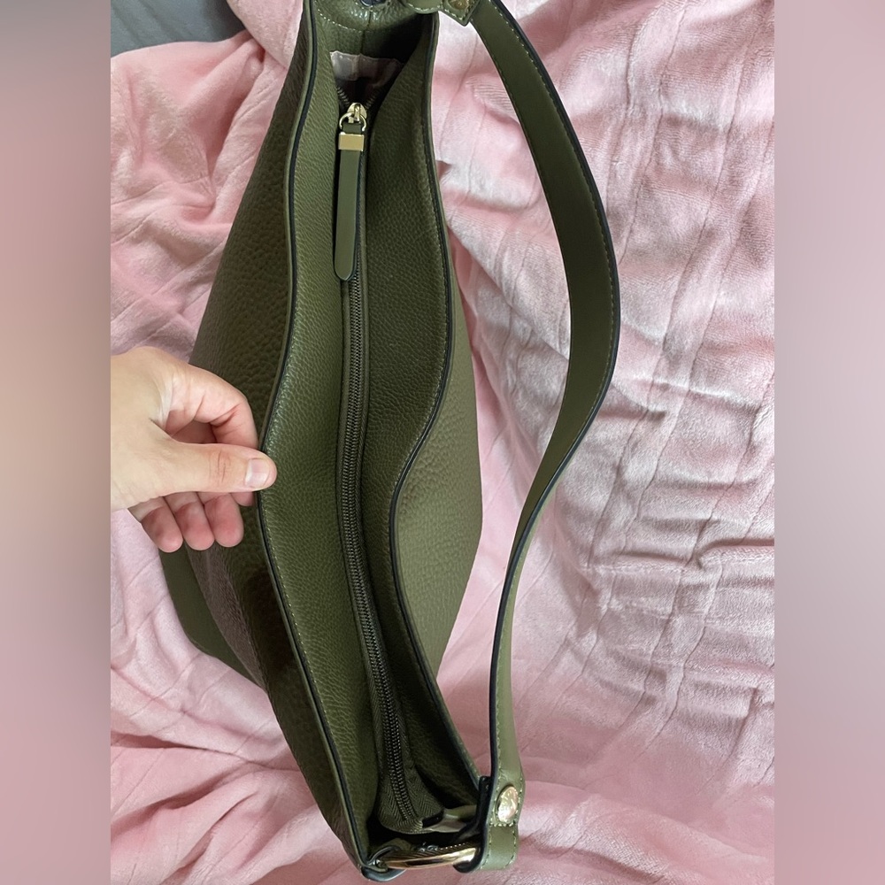 Labubu Bag Bundle! Fiorelli Olive Green “Beau” Large Hobo + Have A Seat “Baba” - Picture 13 of 16